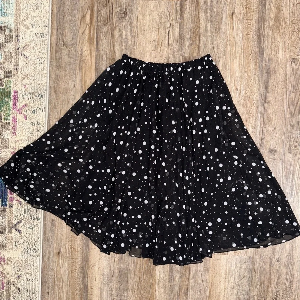 LAPIS • Polka Dot Twirl Skirt - Picture 2 of 10